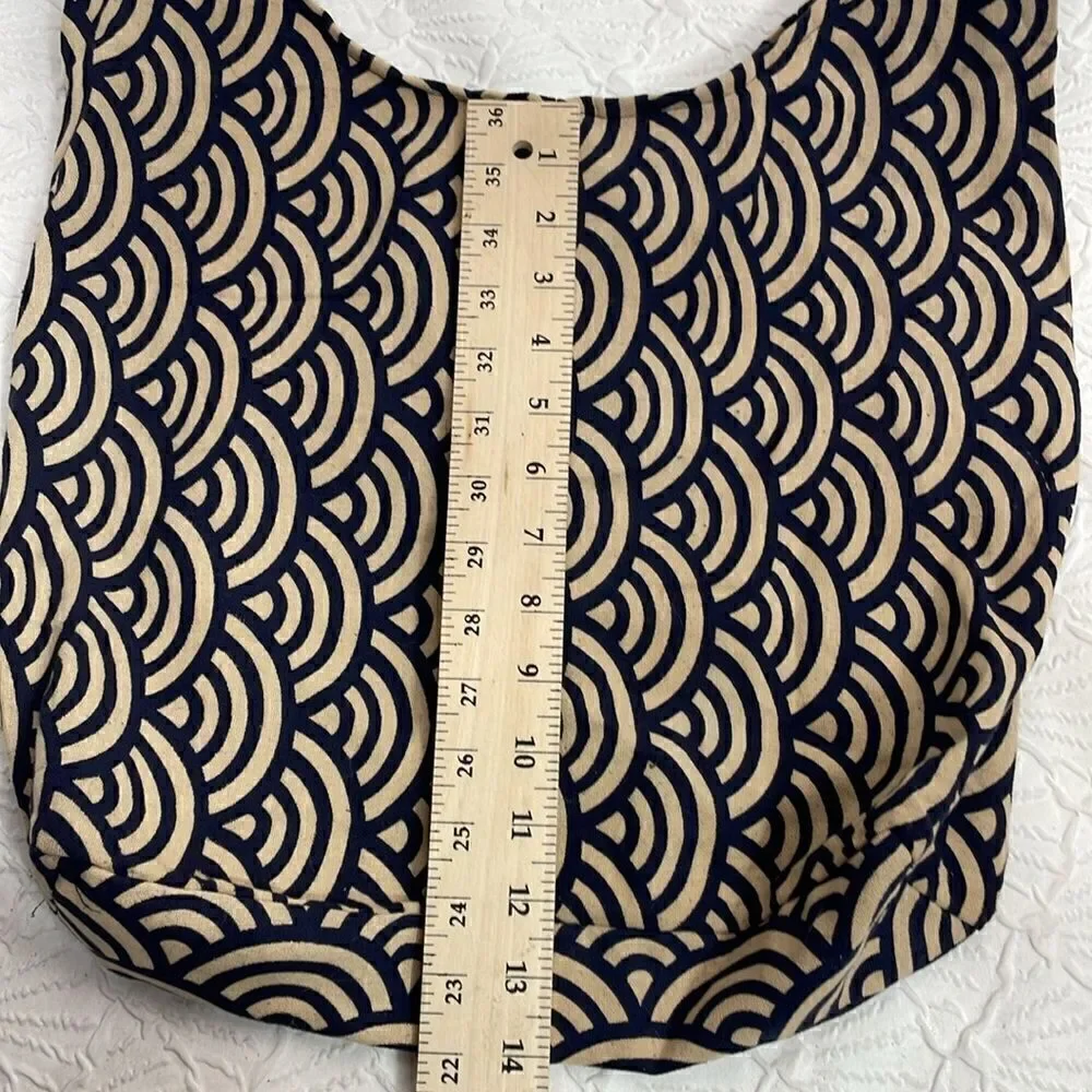 Boho Fabric Paisley Bag Large